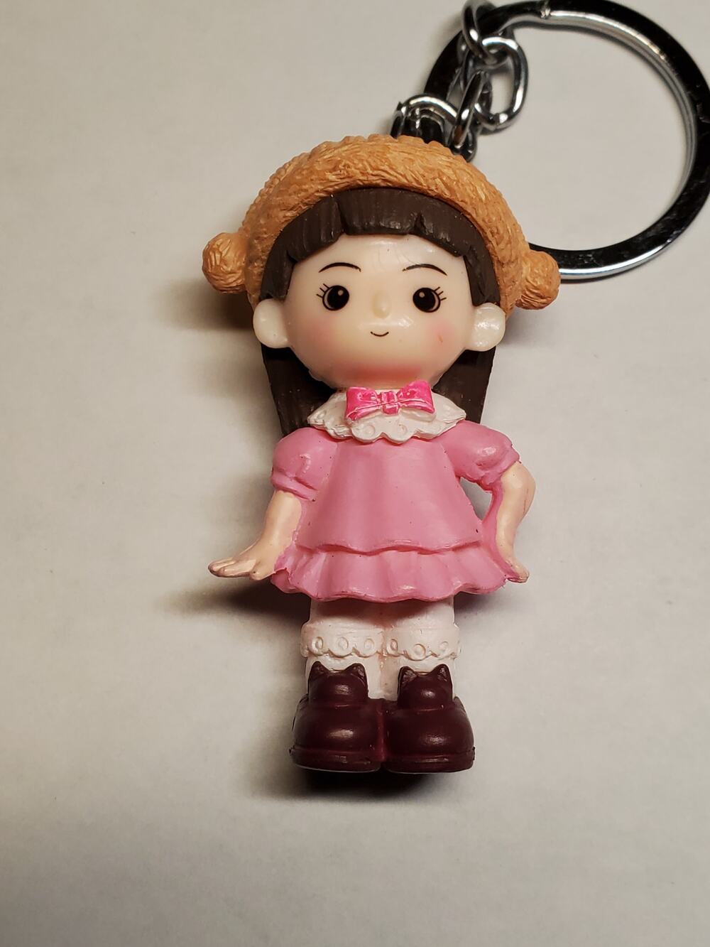 Cute Girl Keychain - 2"